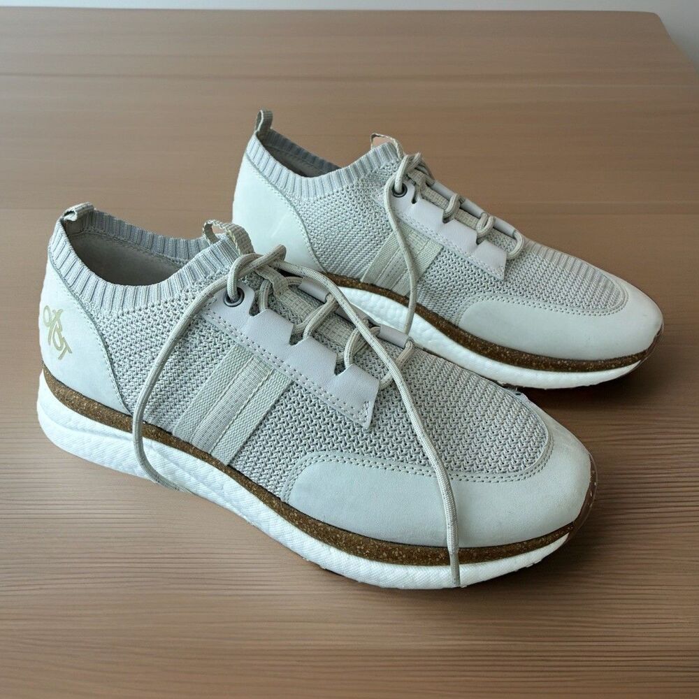 New OTBT Speed Sneakers Color: Mist Leather Textile Upper Lace Up Womens Sz 11 M